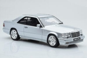 Mercedes E36 AMG C124 Coupe Strieborný Otto 1:18 OT731 Živica – obrázok 4 z 6