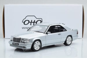 Mercedes E36 AMG C124 Coupe Strieborný Otto 1:18 OT731 Živica – obrázok 6 z 6