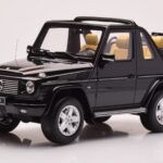 Mercedes G500 W463 Kabriolet Obsidian Čierny Otto 1:18