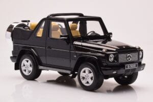 Mercedes G500 W463 Kabriolet Obsidian Čierny Otto 1:18 OT1040 Živica – obrázok 4 z 6