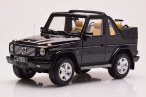 Mercedes G500 W463 Kabriolet Obsidian Čierny Otto 1:18 OT1040