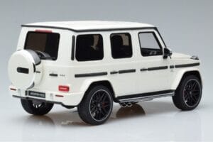 Mercedes AMG G63 W463 Biely GT Spirit 1:18 KJ038 Kov – obrázok 2 z 6
