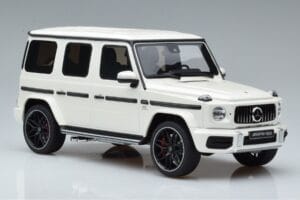 Mercedes AMG G63 W463 Biely GT Spirit 1:18 KJ038 Kov – obrázok 4 z 6