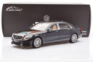 Mercedes Maybach S-Class W222 Brabus 900 Obsidian Čierny Almost Real 1:18 860102 Kov – obrázok 8 z 8