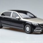 Mercedes Maybach S600 W222 Čierny Strieborný GT Spirit 1:18 GT237 Živica - image 4 of 6