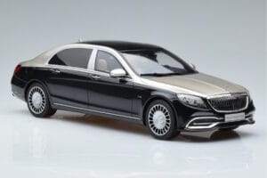 Mercedes Maybach S600 W222 Čierny Strieborný GT Spirit 1:18 GT237 Živica – obrázok 4 z 6