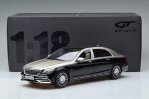 Mercedes Maybach S600 W222 Čierny Strieborný GT Spirit 1:18 GT237 Živica – obrázok 6 z 6
