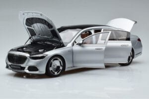 Mercedes Maybach S600 W222 V12 Biturbo Hightech Strieborný Almost Real 1:18 820118 Kov – obrázok 2 z 12