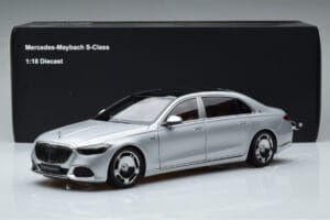 Mercedes Maybach S600 W222 V12 Biturbo Hightech Strieborný Almost Real 1:18 820118 Kov – obrázok 12 z 12