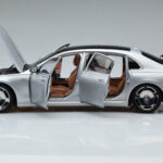 Mercedes Maybach S600 W222 V12 Biturbo Hightech Strieborný Almost Real 1:18 - image 4 of 12