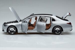 Mercedes Maybach S600 W222 V12 Biturbo Hightech Strieborný Almost Real 1:18 820118 Kov – obrázok 4 z 12
