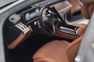 Mercedes Maybach S600 W222 V12 Biturbo Hightech Strieborný Almost Real 1:18 820118 Kov – obrázok 10 z 12