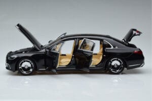 Mercedes Maybach S600 W222 V12 Biturbo Obsidian Čierny Almost Real 1:18 820115 Kov – obrázok 4 z 11