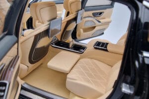 Mercedes Maybach S600 W222 V12 Biturbo Obsidian Čierny Almost Real 1:18 820115 Kov – obrázok 9 z 11