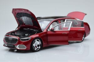 Mercedes Maybach S600 W222 V12 Biturbo Patagonia Červený Almost Real 1:18 820119 Kov – obrázok 2 z 10