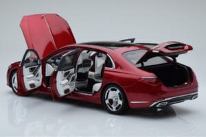 Mercedes Maybach S600 W222 V12 Biturbo Patagonia Červený Almost Real 1:18 820119 Kov – obrázok 5 z 10