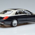 Mercedes Maybach S650 X222 Strieborne Modrý Norev 1:18 B66960615 Kov - image 3 of 7