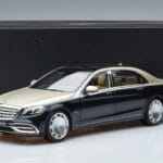 Mercedes Maybach S650 X222 Strieborne Modrý Norev 1:18 B66960615 Kov - image 7 of 7