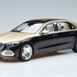 Mercedes Maybach S680 X223 Zlatý Čierny Metallic Norev 1:18 183917 Kov