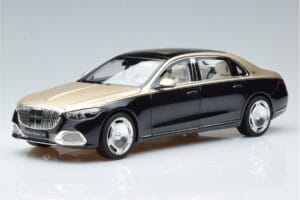 Mercedes Maybach S680 X223 Zlatý Čierny Metallic Norev 1:18 183917 Kov
