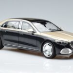 Mercedes Maybach S680 X223 Zlatý Čierny Metallic Norev 1:18 183917 Kov - image 5 of 7