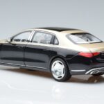 Mercedes Maybach S680 X223 Zlatý Čierny Metallic Norev 1:18 183917 Kov - image 6 of 7