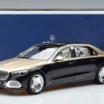 Mercedes Maybach S680 X223 Zlatý Čierny Metallic Norev 1:18 183917 Kov - image 7 of 7