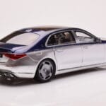 Mercedes Maybach S680 W223 Nautical Modrý Cirrus Strieborný Almost Real 1:18 - image 3 of 8