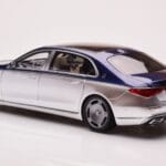 Mercedes Maybach S680 W223 Nautical Modrý Cirrus Strieborný Almost Real 1:18 - image 7 of 8