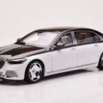Mercedes Maybach S680 W223 Obsidian Čierny Diamond Biely Almost Real 1:18