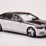 Mercedes Maybach S680 W223 Obsidian Čierny Diamond Biely Almost Real 1:18 - image 5 of 7