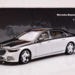 Mercedes Maybach S680 W223 Obsidian Čierny Diamond Biely Almost Real 1:18 - image 7 of 7