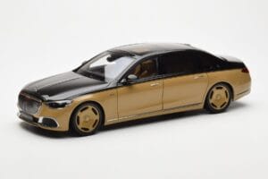 Mercedes Maybach S680 W223 Obsidian Čierny Sand Almost Real 1:18 820124