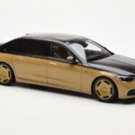 Mercedes Maybach S680 W223 Obsidian Čierny Sand Almost Real 1:18 - image 5 of 7