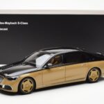 Mercedes Maybach S680 W223 Obsidian Čierny Sand Almost Real 1:18 - image 7 of 7