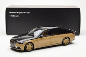 Mercedes Maybach S680 W223 Obsidian Čierny Sand Almost Real 1:18 820124 Kov – obrázok 7 z 7