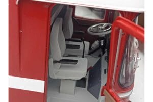 Mercedes O317 Porsche Transporter Červený CMR 1:18 CMR149 Kov – obrázok 11 z 12