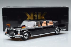 Mercedes 600 Pullman W100 Landaulet Queen Elizabeth II KK-Scale 1:18 KKDC181185 Kov – obrázok 6 z 6