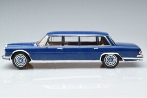 Mercedes S-Class 600 W100 LWB Pullman Tmavomodrý MCG 1:18 MCG18189 Kov – obrázok 3 z 6