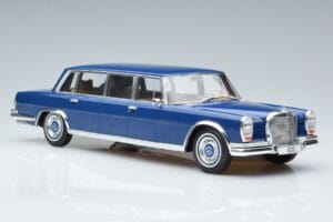 Mercedes S-Class 600 W100 LWB Pullman Tmavomodrý MCG 1:18 MCG18189 Kov – obrázok 4 z 6