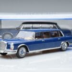 Mercedes S-Class 600 W100 LWB Pullman Tmavomodrý MCG 1:18 MCG18189 Kov - image 6 of 6