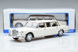 Mercedes S-Class 600 W100 LWB Pullman Biely MCG 1:18 MCG18188 Kov – obrázok 6 z 6
