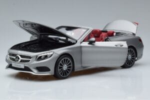Mercedes S-Class A217 Kabriolet Šedý Norev 1:18 B66960355 Kov – obrázok 2 z 8