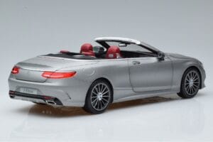 Mercedes S-Class A217 Kabriolet Šedý Norev 1:18 B66960355 Kov – obrázok 3 z 8