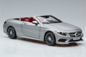 Mercedes S-Class A217 Kabriolet Šedý Norev 1:18 B66960355 Kov – obrázok 6 z 8