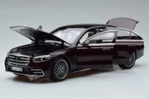 Mercedes S-Class W223 AMG Line Červený Norev 1:18 183804 Kov – obrázok 2 z 8