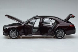 Mercedes S-Class W223 AMG Line Červený Norev 1:18 183804 Kov – obrázok 4 z 8