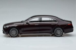 Mercedes S-Class W223 AMG Line Červený Norev 1:18 183804 Kov – obrázok 5 z 8
