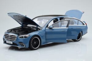 Mercedes S-Class W223 Vintage Modrý Norev 1:18 B66960828 Kov – obrázok 2 z 7