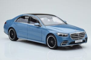 Mercedes S-Class W223 Vintage Modrý Norev 1:18 B66960828 Kov – obrázok 5 z 7